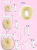 Hair Bun Maker?Hair Doughnut Shaper? 2 Small,2 Medium,2 Large ?Hair Doughnut Sock Bun For Girl (Golden)