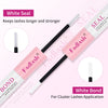 Lash Bond and Seal 10ml Individual Lashes Glue and Seal Super Strong Hold DIY Eyelash Extension Kit Hold 48-72 Hours Waterproof Cluster Lash Glue