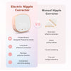 Electric Inverted Nipple Corrector, Portable Niplette Correct Flat and Inverted Nipples with Ease to Help Breastfeeding, Inverted Nipple Puller, Nipple Massage, Sunken and Short Nipples