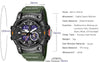 Gosasa Men's Watches Multi Function Military S-Shock Sports Watch LED Digital Waterproof Alarm Watches