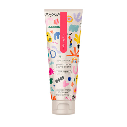 Pure Romance Coochy Cream, Conditioning Scented Shave Cream, Shaving Cream for Women to Experience their Smoothest Bikini Area, Legs, and Underarms, Truly Sexy Flirt