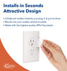 Safety Innovations, Ultimate Outlet Safety Cap, Baby Proofing Outlet Plugs, Child Safety Electrical Outlet Covers, Easy Installation, Protect Toddlers and Babies from Accidental Shock Hazard - 50 Pack