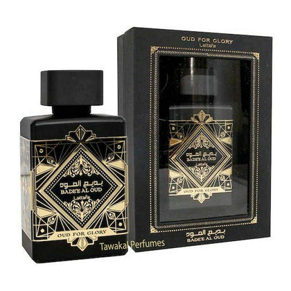 Lattafa Perfumes Bade'e Al Oud Oud for Glory Eau De Parfum Spray for Unisex 3.4 Ounce