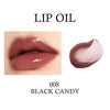 KYDA Hydrating Lip Glow Oil, Moisturizing Lip Oil Glossy Transparent Plumping Lip Gloss, Tinted Lip Oil for Lip Care and Dry Lips, by Ownest Beauty-Black Candy
