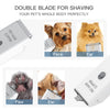 Tileon Feet Hair Trimmer, Dog Clippers,Quiet Washable USB Rechargeable Cordless Dog Grooming Kit,Electric Pets Hair Trimmers Shaver Shears for Dogs and Cats White