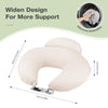 YCDTMY Nursing Pillow for Breastfeeding, Ergonomic Breastfeeding Pillows for Baby, Plus Size Breastfeeding Pillows for More Support for Mom, with Adjustable Waist Strap and Removable Cover, Beige