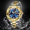 OLEVS Men's Watch Tech Mecha Style Fashion Luxury Big Dial Stainless Steel Luminous Waterproof Wrist Watch.