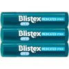 Blistex Medicated Lip Balm, 0.15 Ounce, 3 Count (Pack of 1) Prevent Dryness & Chapping, SPF 15 Sun Protection, Seals in Moisture, Hydrating Lip Balm, Easy Glide Formula for Full Coverage