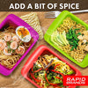 Rapid Ramen Cooker - Microwave Polypropylene Ramen in 3 Minutes - BPA Free and Dishwasher Safe - Black