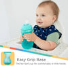Nuby 3-Pack No-Spill Soft Spout Easy Grip Cup, 10oz, 3 PK - Aqua, Coral, Yellow