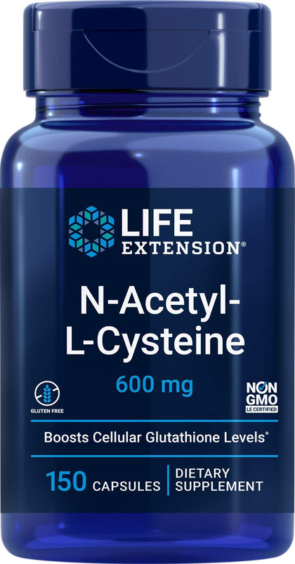 Life Extension N-Acetyl-L-Cysteine (NAC) 600mg, 150 Capsules
