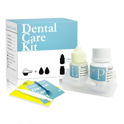 TROMED-D03 Teeth Repair kit,Tooth Filling Kit for Repair The Broken Teeth Gaps Crowns &Bridges Dental Care kit-A03