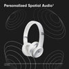 Beats Solo3 Wireless On-Ear Headphones - Apple W1 Headphone Chip, Class 1 Bluetooth, 40 Hours of Listening Time, Built-in Microphone - Silver (Latest Model)