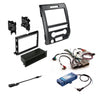 American International Single or Double DIN Radio Complete Dash Kit, 2009-2014 Ford F-150 with Antenna Adapter, Harness Compatible for All Trim Levels (Black with Steering Wheel Controls)
