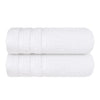 Infinitee Xclusvies Premium White Bath Towels - 2-Pack, 27x54 Inches, 100% Cotton - Unrivaled Plushness, Exceptional Absorbency, Elevate Your Home Spa Experience