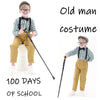 Aimeiar Kids 100th day of school costume for Boys, Old man dress up for kid, Old person costume For Boy?Grandpa Costume For Kids