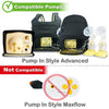 Nenesupply Pump Parts with 24mm Flanges Compatible with Medela Pump in Style Parts Accessories Breast Pump Not Original Medela Pump Parts Incl. 24mm Flange Breastshield Connector Valve Membrane Tubing