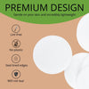 Beautiful Mind Cotton Rounds Makeup Remover Pads - Pack of 200 - Lint Free Eco-Friendly & Compostable - Use as Makeup Applicator, Nail Polish Remover, or Baby Care Pad - Kraft Box
