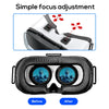 VR Headset for Phone, Compatible with iPhone Samsung and Android 3D Virtual Reality for Kids and Adults VR Goggles for Smartphone /4.5-6.3in Eyes Protected Anti-Blue HD Lenses