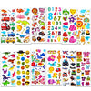 BEESTECH 24 Sheets 500 + Stickers for Kids, Toddlers 2,3,4 Years Old, Teacher Reward Stickers, Potty Training Stickers Bulk with Dinosaur Animal Traffic, Sticker Book Included