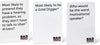 BAD PEOPLE - RED Expansion Pack (100 New Question Cards) - The Game You Probably Shouldn't Play