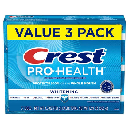 Crest Pro-Health Whitening Toothpaste (4.3oz) Triple Pack
