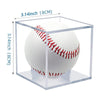 2 Pack Baseball Display Case, UV Protected Acrylic Boxes for Display,Clear Display Case Baseball Cube Memorabilia Showcase Autograph Ball Protector