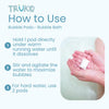 TruKid Bubble Podz Bubble Bath for Baby & Kids, NEA-Accepted for Eczema, Gentle Refreshing Colloidal Oatmeal Bath Bomb for Sensitive Skin, pH Balance 7 for Eye Sensitivity, Unscented (10 Podz)