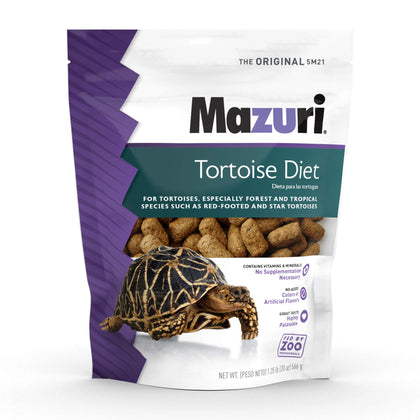 Mazuri | Tortoise Diet | 1.25 Pound (1.25 LB) Bag
