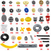 Habow 162pcs Technic-Parts Gears-Axle-Pin-Connector Compatible with Lego-Technic, Gear Box Technic Cam Differential Engine Kit. MOC-Replacement-Pieces