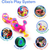 Clixo Grab & Go Magnetic Toy for Kids - Flexible, Durable, Imagination-Boosting Magnet Building Toy. Educational Multi-Sensory STEM Experience. Great as a Travel Game. Ages 4-99. 18 Piece Pack