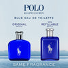Ralph Lauren - Polo Blue - Eau de Toilette - Men's Cologne - Aquatic & Fresh - With Citrus, Sage, and Suede - Medium Intensity - 2.5 Fl Oz