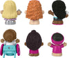 Fisher-Price Little People Barbie Toddler Toys Figure 6 Pack for Preschool Pretend Play Ages 18+ Months