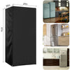 YZNKLXF Outdoor Refrigerator Cover For 8-12 Cubic Compact Freezer 24''L x 30''W x 67''H, 600D Upright Freezers Cover Protection For Outdoor Freezers Waterproof, Dustproof, Sun-Proof
