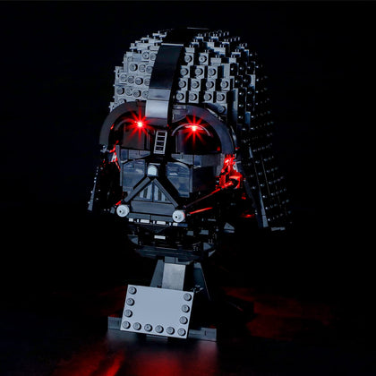 BRIKSMAX Led Lighting Kit for Darth Vader Helmet - Compatible with Lego 75304 Building Blocks Model- Not Include The Lego Set