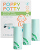 60 Portable Potty Bags - Oxo Potty Refill Bags - Potty Liners for Portable Potty - Travel Potty Bags for Portable Toilet - Disposable Potty Liners for Toddlers - Nature Kind Toddler Potty Chair Liners