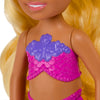 Barbie Dreamtopia Chelsea Mermaid Small Doll with Wavy Blonde Hair & Ombre Tail, Tiara Accessory, Doll Bends at Waist
