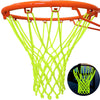 NEIJIANG Glow Basketball Net, Nightlight Basketball Net Luminous Outdoor Portable Sun Powered Sport Nylon