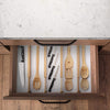 Homemaid Living Bamboo Drawer Dividers Adjustable & Expandable, Kitchen Drawer Divider, Ideal for Silverware Drawer Organizer, Dresser Drawer Organizer, or Bedroom and Bathroom Drawer Organizer (4pk)
