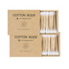 Kiemeu Bamboo Qtips Cotton Swabs With Wooden Sticks Q Tips For Ears Swabs 400 Count Bamboo Cotton Buds