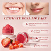 ANAiRUi Lip Care Kit - Lip Mask & Lip Sugar Scrub Set - Overnight Lip Treatment Sleeping Mask & Lip Exfoliator Scrub - Lip Balm Moisturizer for Dry Chapped Cracked Peel Lips Repair (Berries + VC)