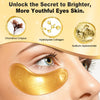 Tibobo Under Eye Patches (24 Pairs) - 24K Gold Eye Masks Enriched with Abundant Collagen | Diminish Dark Circles and Puffiness | Anti-Aging, Smooth Fine Line, Nourish Skin