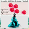 Civaner 150 Pieces 68 Cal Paintballs Solid Balls 68 Breaker Balls Hard Nylon Paintball for Shooting Training Practice
