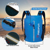 Piscifun Dry Bag Waterproof, Floating Dry Backpack, Lightweight Waterproof Dry Bag with Waist Pouch and Phone Case for Kayaking, Camping, Beach, Boating & Swimming for Men & Women Light Blue 20L