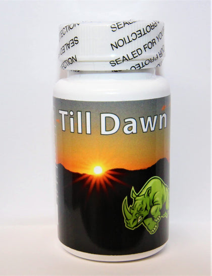 Till Dawn 12 Capsule - All Natural Vitamins for Men - Energy, Endurance, Stamina