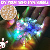 Jimcii Cute Nano Tape Bubble Kit for Kids with Box, Nano Double Sided Tape, Nano Magic Tape Bubbles