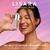 Lisara Hydrating Lip Glow Oil, Moisturizing Lip Oil Gloss, Non-Sticky & Long Lasting Lip Oil Tinted, Big Brush Head Clear Plumping Lip Gloss, Tinted Lip Balm for Lip Care and Dry Lips-Smoke Gray Pink