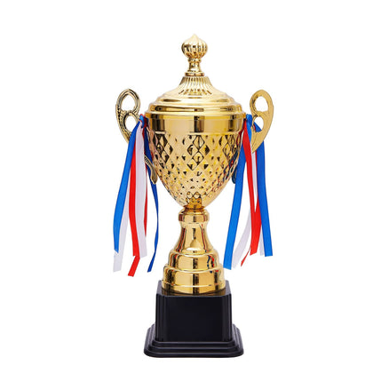 Juvale Large Gold Trophy Cup for Sports Championships, Tournaments, Award Competitions, Spelling Bee (15.2 x7.5 x 4.75 in)