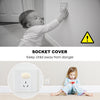 Songaa Outlet Covers (40 Pack) Value Pack - Baby Safety Outlet Plug Covers, Durable & Steady - Child Proof Your Outlets Easily - White