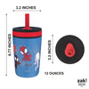 Zak Designs Marvel Spider-Man Kelso Toddler Cups For Travel or At Home, 12oz Vacuum Insulated Stainless Steel Sippy Cup With Leak-Proof Design is Perfect For Kids (Spidey and His Amazing Friends)